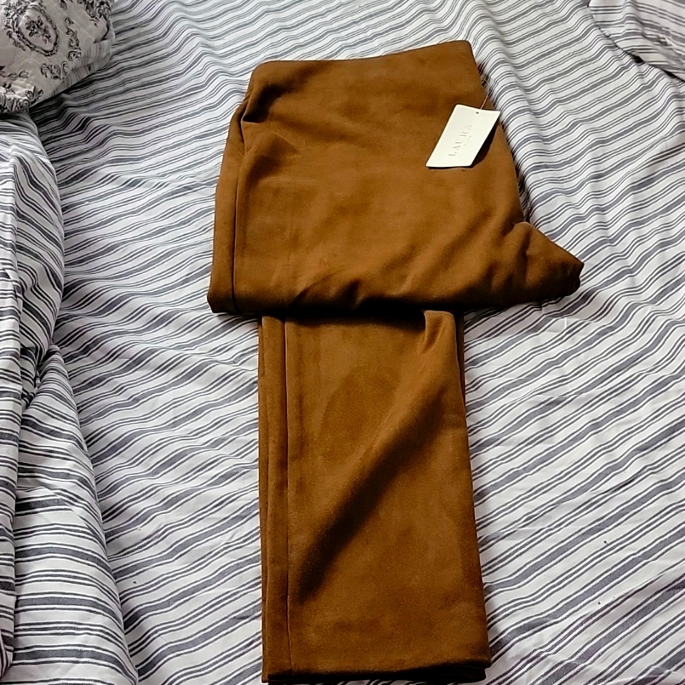 Faux Suede Slim Sz 14